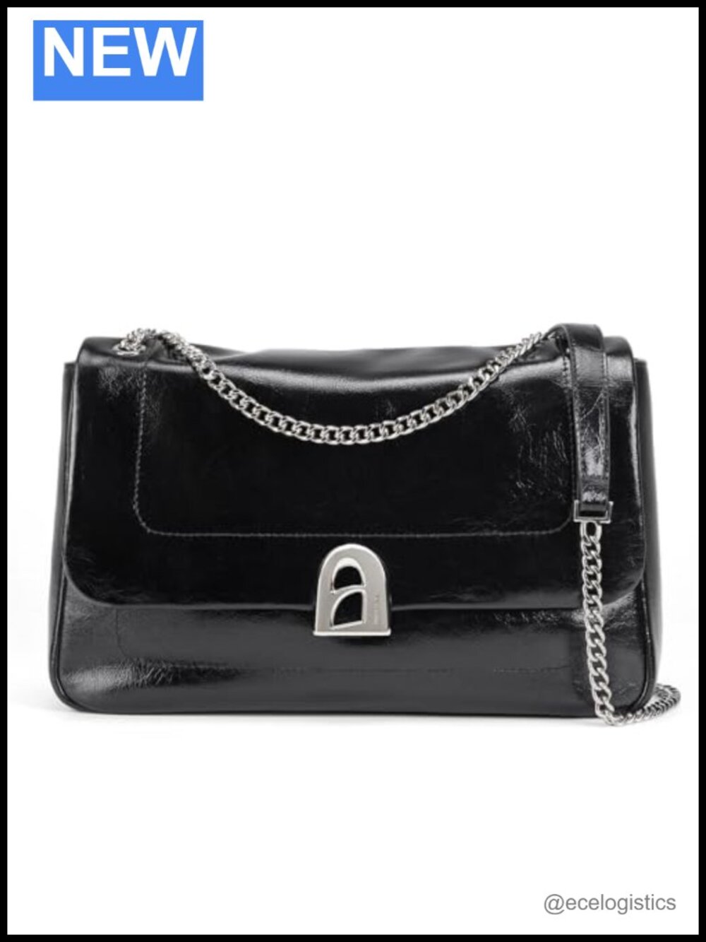 Genuine Leather Crossbody Shoulder Bag Chain Purse Women